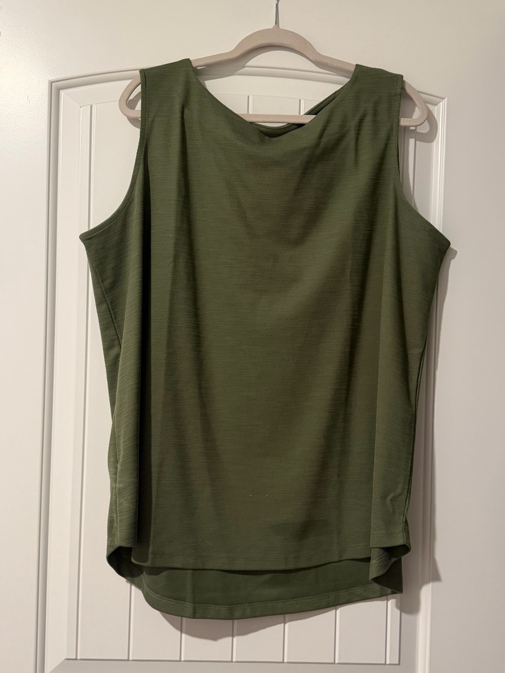 Lane Bryant Olive Green Sleeveless Tank Top